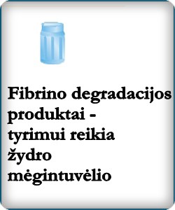 Fibrino degradacijos produktai